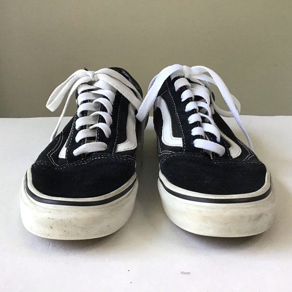Vans Old Skool Sneakers Womens Size 6.5 / Mens Size 5 Black & White Classic - Picture 4 of 11